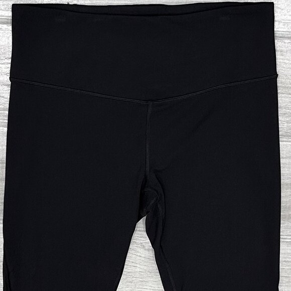 Athleta Limited Edition Velvet Rose Powervita 7/8 Tight Leggings in Black Size L - Picture 5 of 16